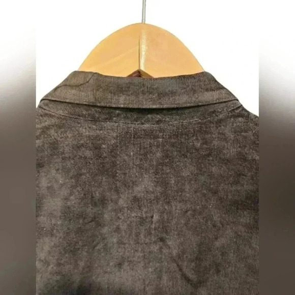 🔥Rare Levi's Vintage Trim Cut Brown Velour Blazer Jacket Made In USA - Picture 3 of 12